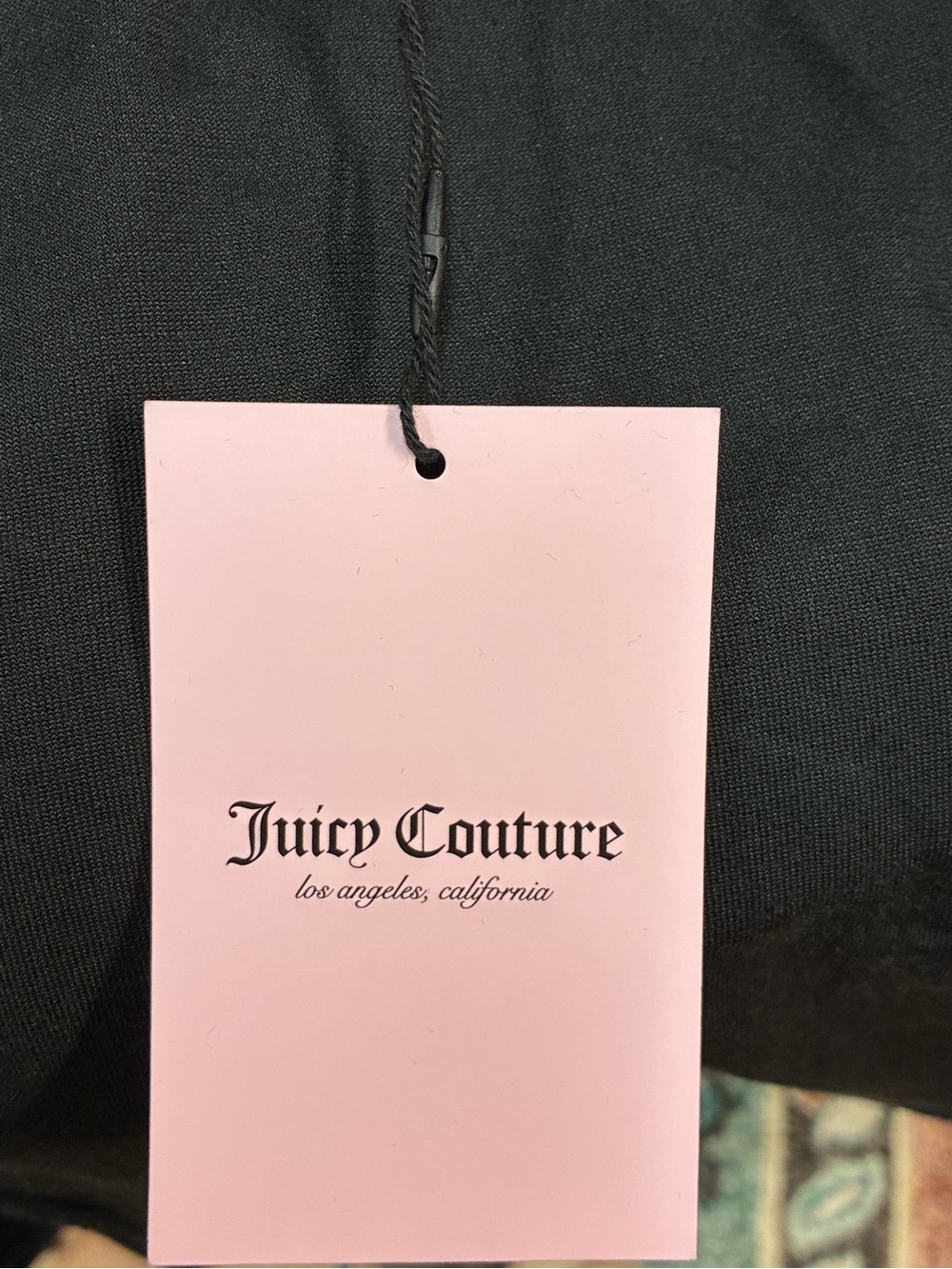 Juicy Couture velour two-piece tracksuit in “Liquorice,” size Medium NWT - Picture 4 of 10